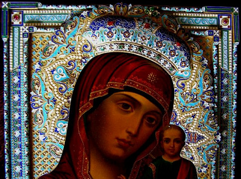 Икона Божиея Матерь Каплуновская - Казанская