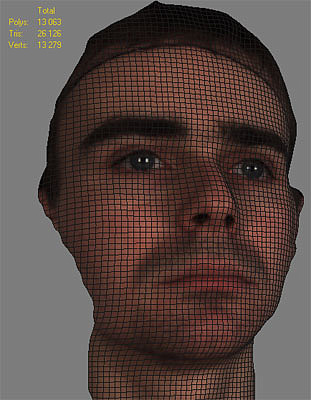 Пример сканирования лица