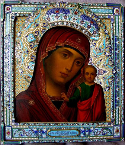 Икона Божиея Матерь Каплуновская - Казанская