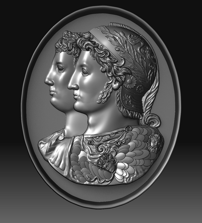 Рисунок камея гонзага
