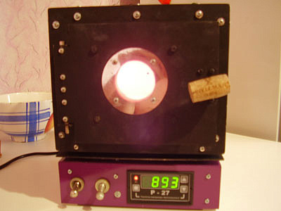 Печь для эмалирования.