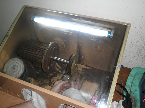 Полируем на оранжевом муслиновом круге