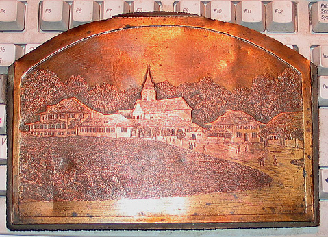 Гравюра, копия мастера XIX века