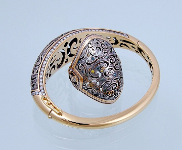 парча перстень, браслет. 2008