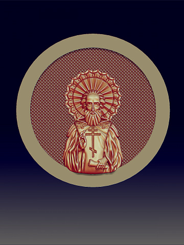 Sv.Sergiy Radonejskiy-Zbrush