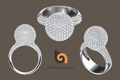 Модель кольца 
FB 3D Jeweler / Ювелир