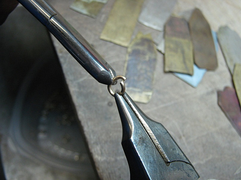 5)1/4 звенье разводим концы