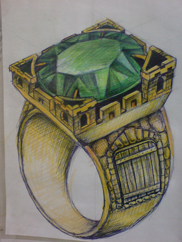 Эскиз печатки