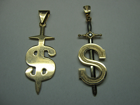 делали два разных ювелира))))))))