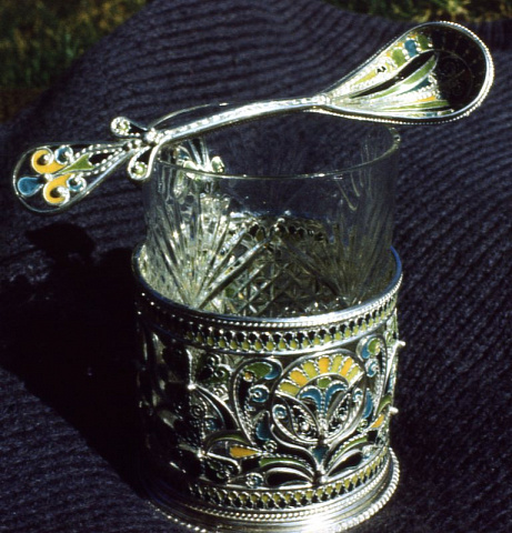Подстаканник с ложкой